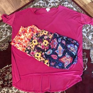 LuLaRoe Irma and leggings